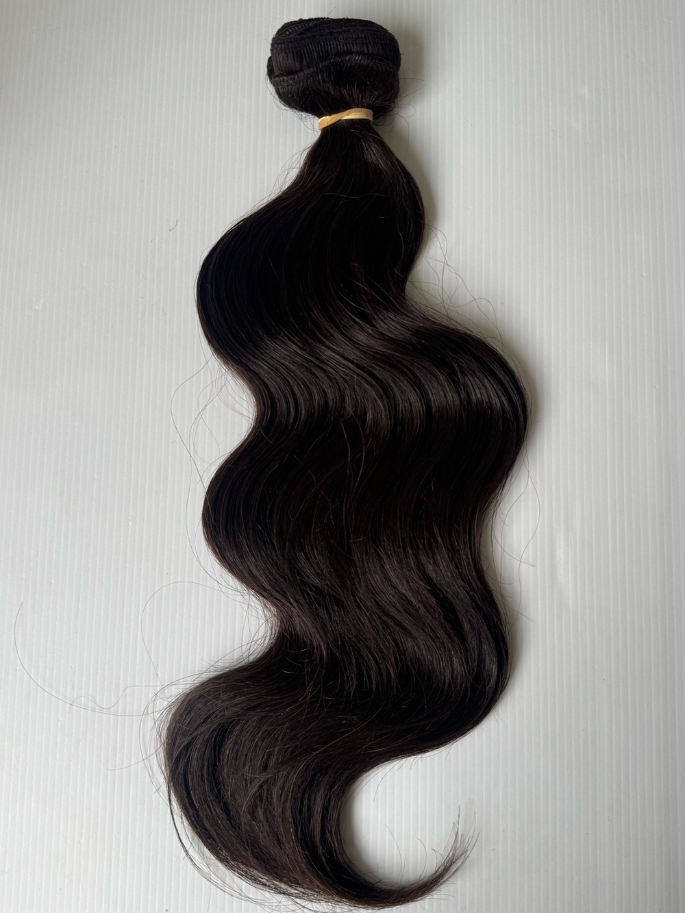 M100% Human Hair Weft Extensions Dark Brown #3 Body Wave 20 In